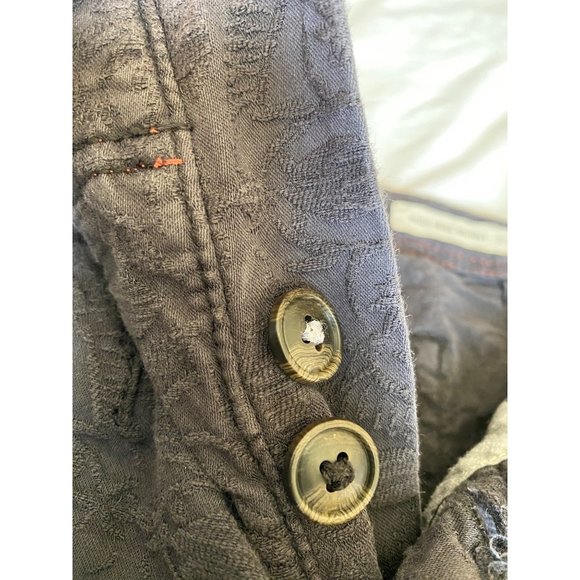 Pilcro and the Letterpress By Anthropologie High Rise Skinny Pants Gray Size 26 - Picture 13 of 16